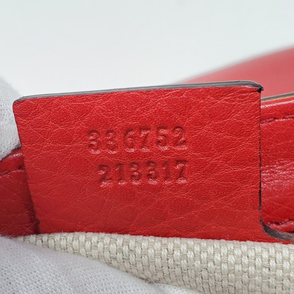 100% Auth Gucci Soho Small Red Crossbody/ClutchBag - Picture 15 of 16